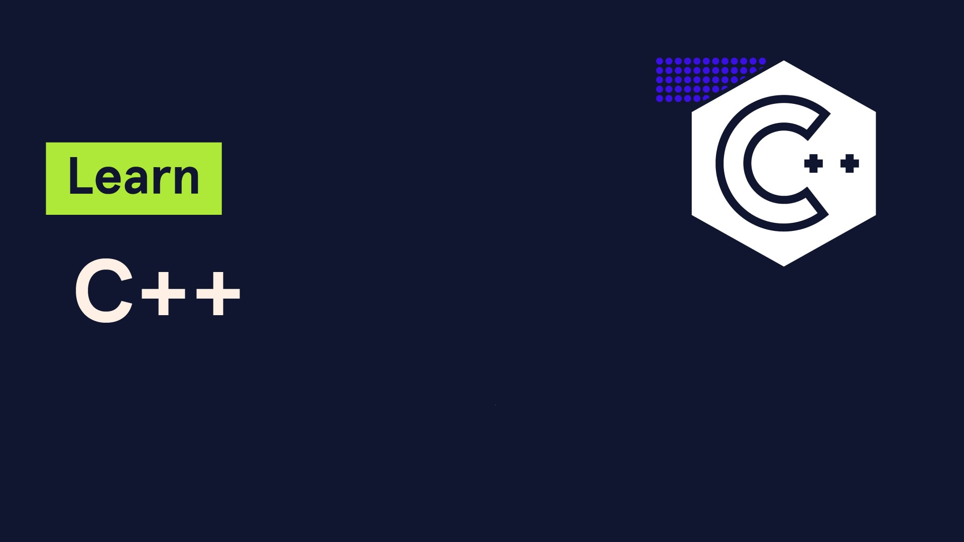 C++ course 